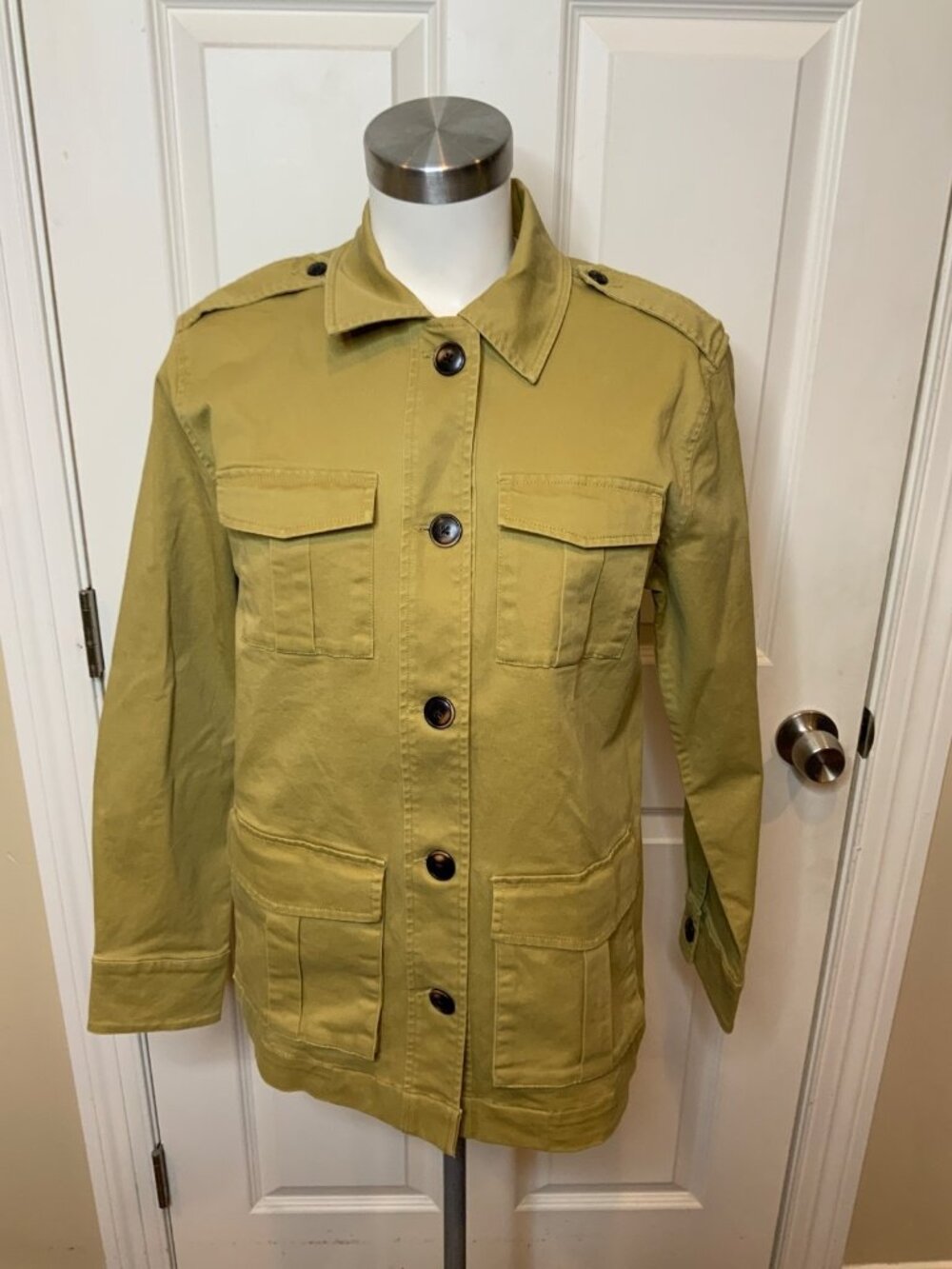 Nili Lotan X Target Tan Canvas Field Chore Jacket, Size S